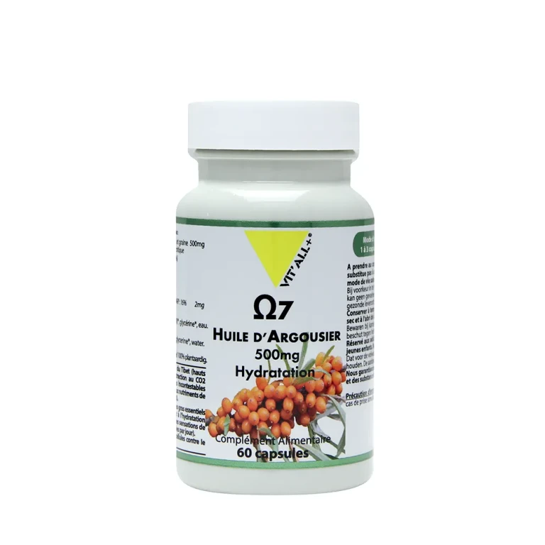 OMEGA 7 500mg Sea Buckthorn Oil 60 Capsules
