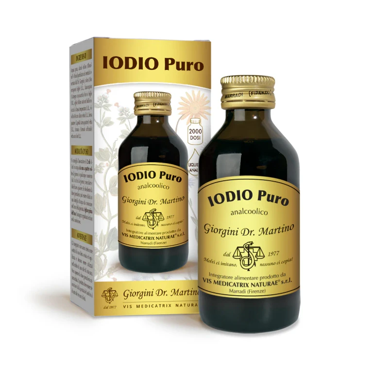 Iodio puro senza alcol 100 ml