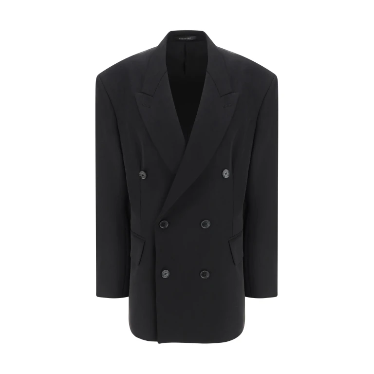 Blazer Jacket Black Wool