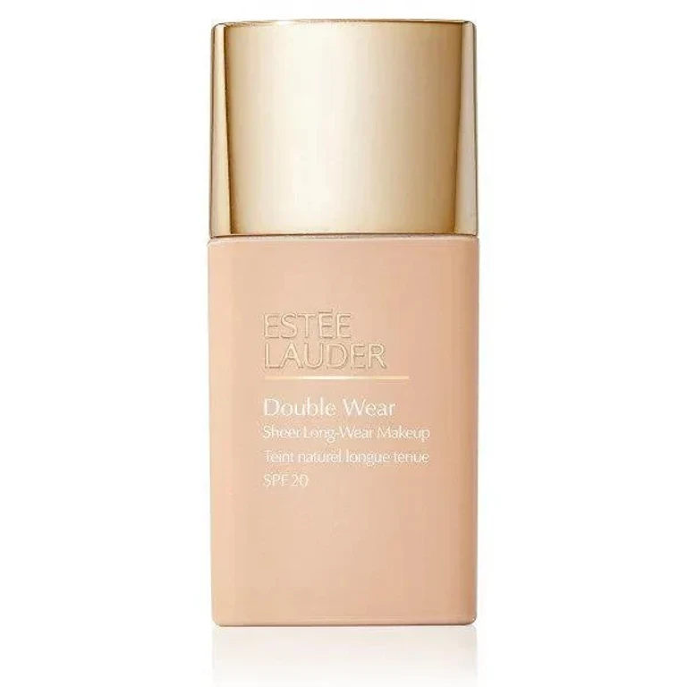 Double Wear Sheer Long-Wear Makeup SPF 20 lightweight mattifying foundation SPF 20 color 1W1 Bone 30 ml