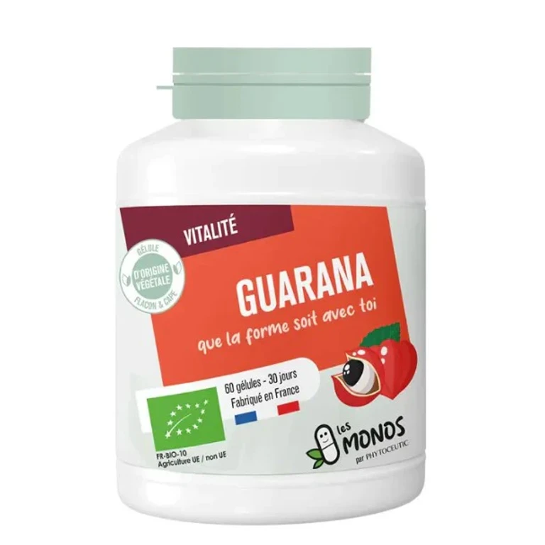 Les Monos Vitalité Bio Guarana 60 capsules