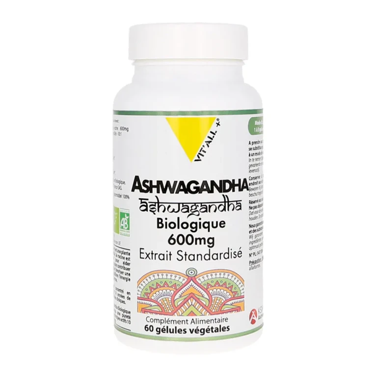 Ashwagandha Bio 600mg 60 vegetal capsules