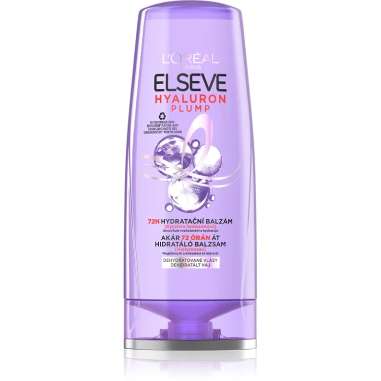 paris Elseve Hyaluron Plump 72H Moisturizing Conditioner (Moisturizing Conditioner) - Volume: 200 ml