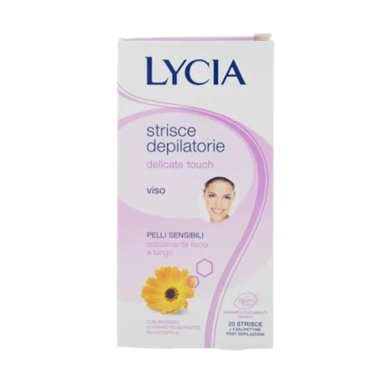 Delicate Touch Depilatory Strips Face Sensitive Skin 20 Pieces