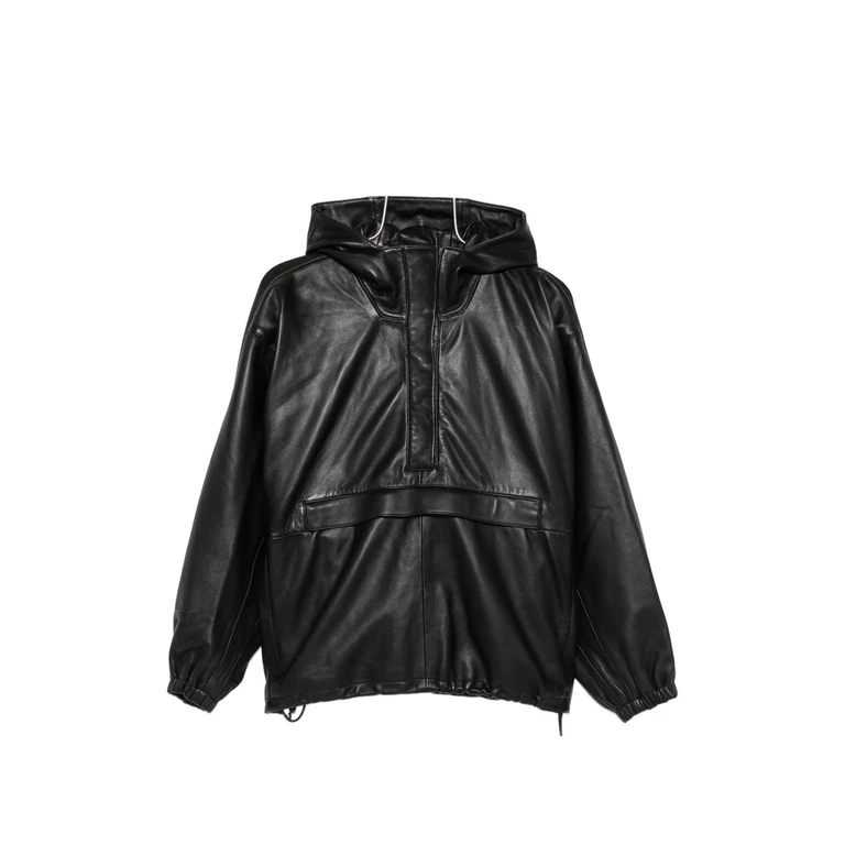 Rohe Hooded Leather Jacket