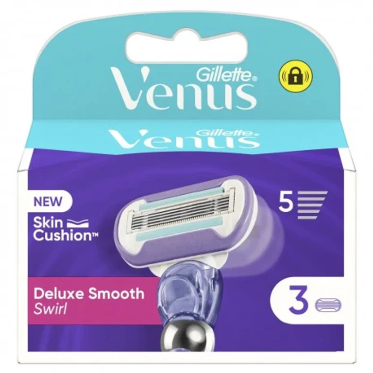 Venus Deluxe Smooth Swirl Refill. 3Pcs