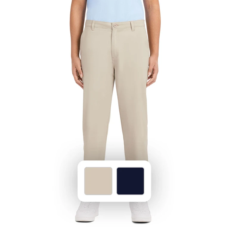 Young Men's Uniform Pant Khaki 36X32:- Khaki, 36X32