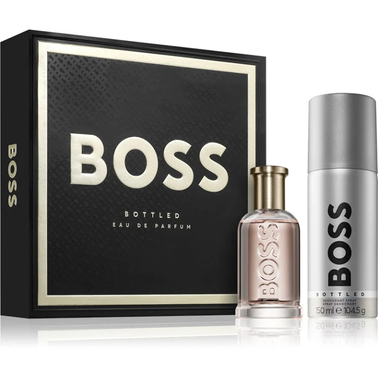 BOSS Bottled Gift Set for Men Eau de Parfum 50 ml + Deodorant Spray 150 ml