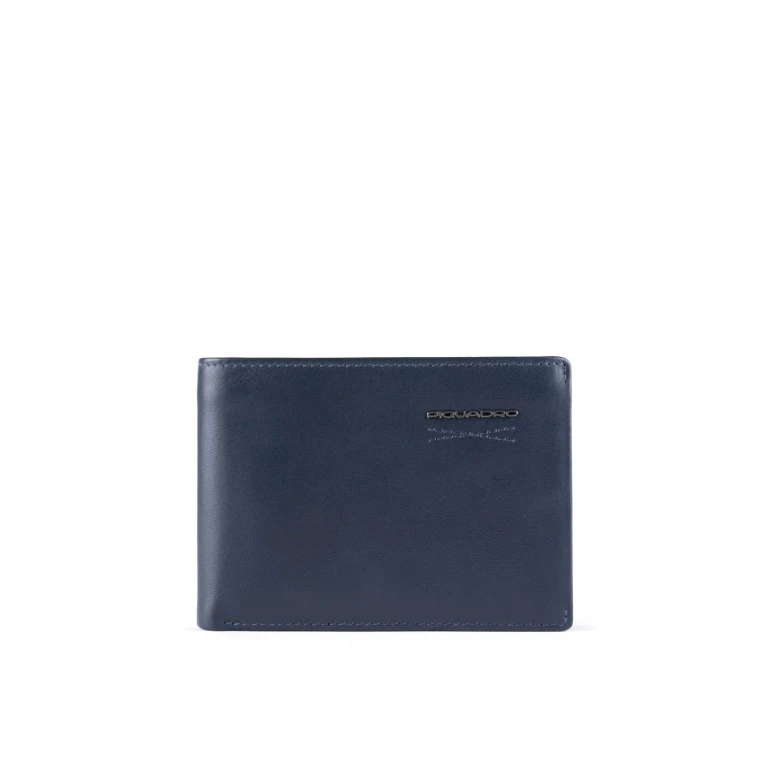 , leather wallet, coin purse, blue, for men