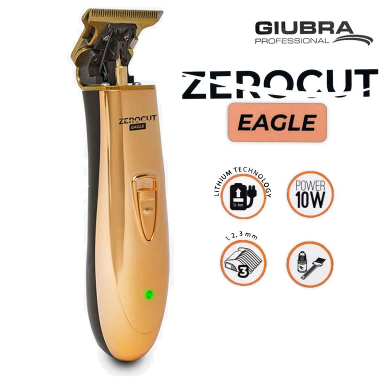 Hair Clipper Giubra Zerocut Eagle Col. Gold