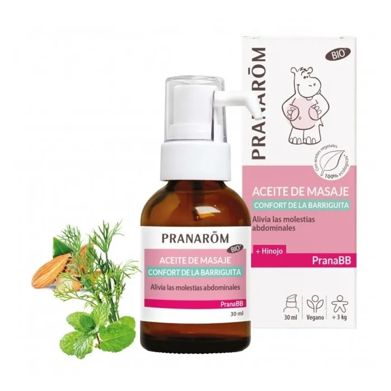 Pranarom Massage Oil for Belly Comfort 30 ml