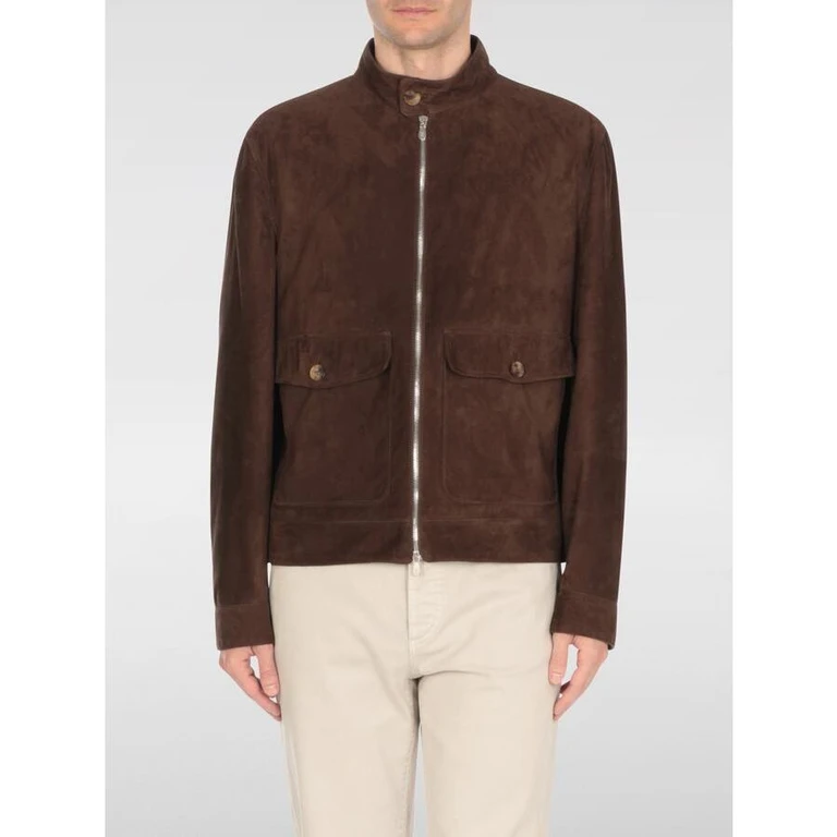 Raven Suede Zip-Up Jacket