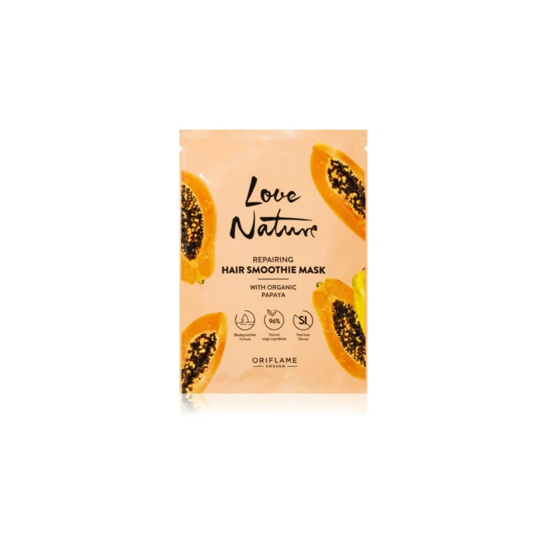 Love Nature Organic Papaya Regenerating Hair Mask 30ml