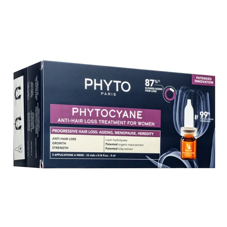 PhytoCyane Progressive Hair Loss Treatment for Women 12 x 5 ml