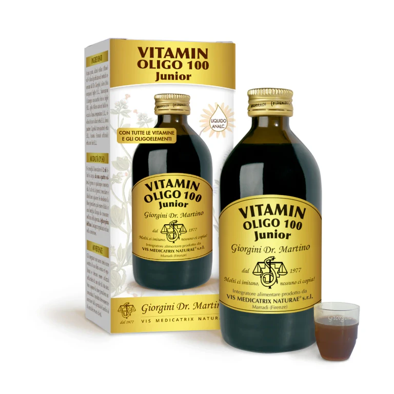 Vitamin Oligo 100 Junior Alcohol-Free Liquid 200 Ml