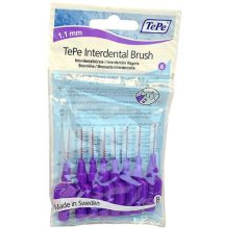 Regular Interdental Brush (1.1mm Purple 8pcs)
