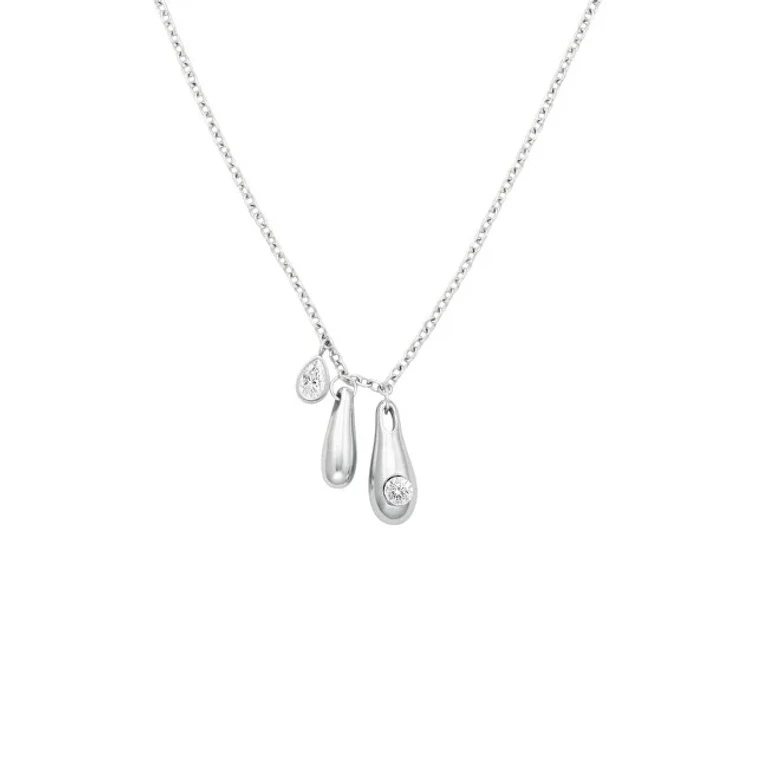 Stunning Women's Necklace With Crystals Jnbcs-J1210