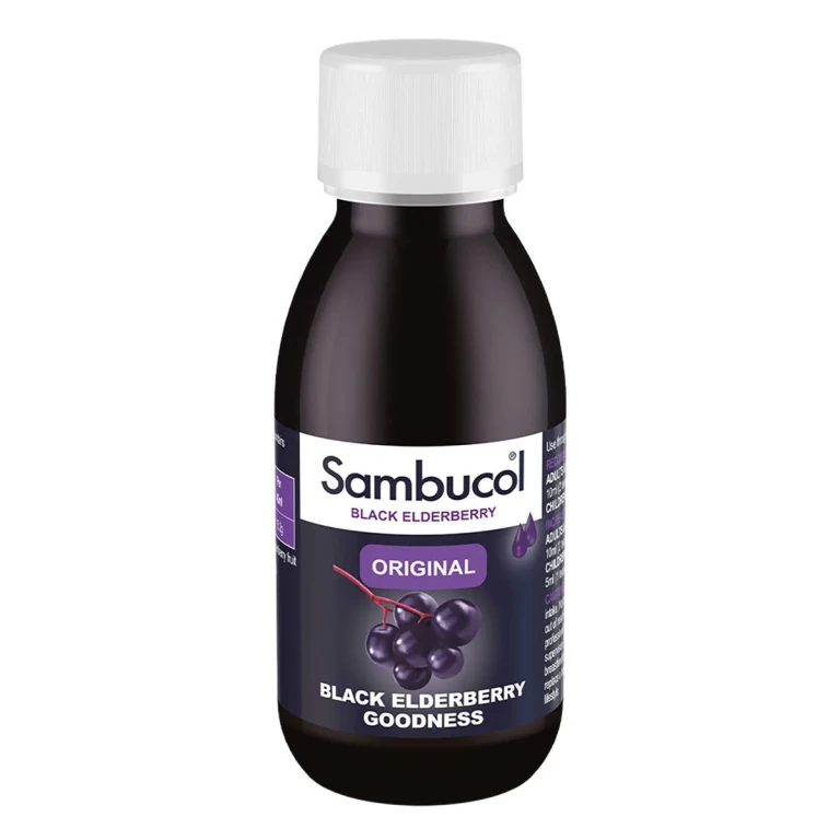Original Black Elderberry Extract Supports the Immune System Syrup 120 ml