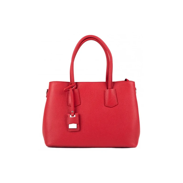 Red Leather Handbag for Women