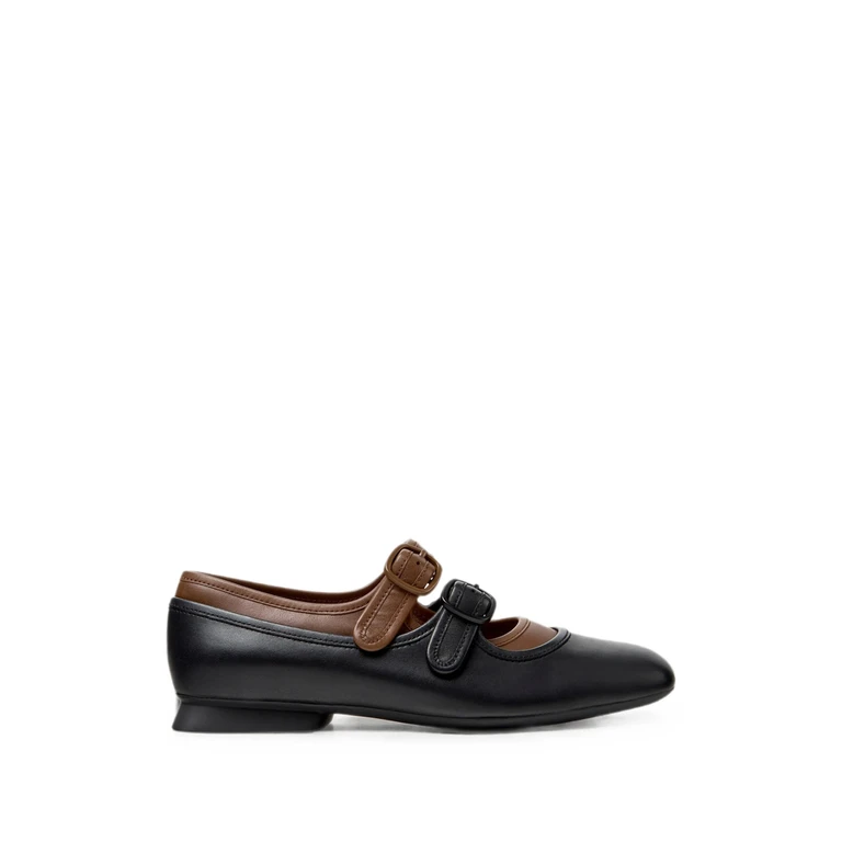 Casi Myra Buckle-fastening Ballet Flats
