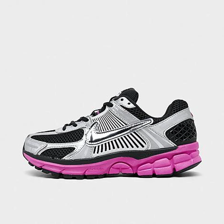 Women's Zoom Vomero 5 Casual Shoes in Off Noir/Fire Pink/Photon Dust Size: 5.0
