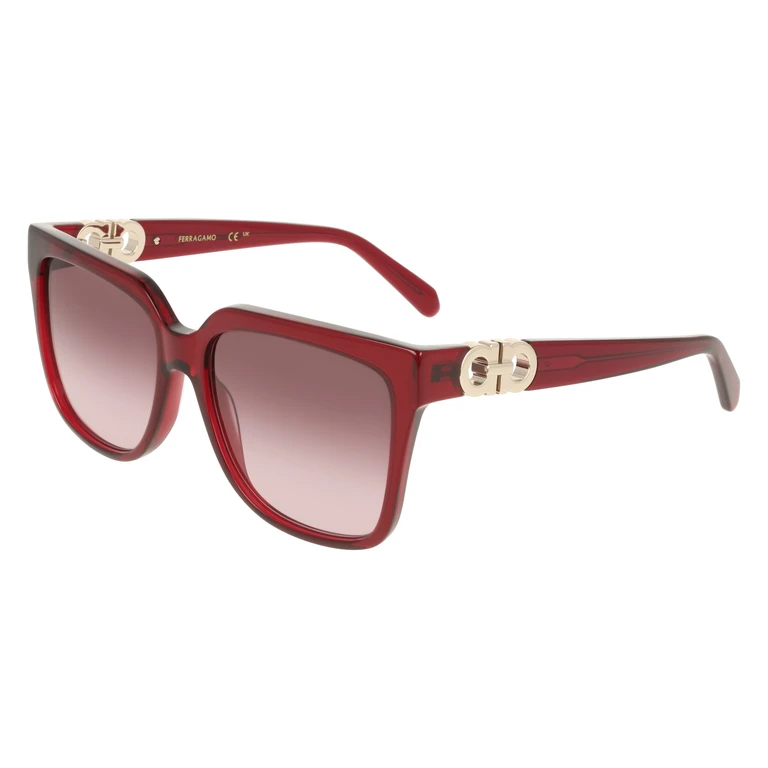 Burgundy Gradient Square Ladies Sunglasses SF2109S 655 58