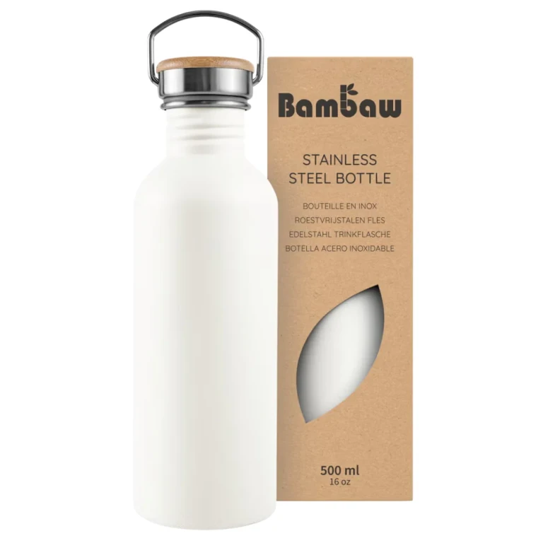 Stainless Steel Water Bottle 500 ml Polar White