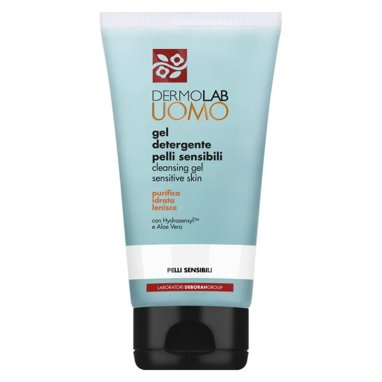 Men's Cleansing Gel Sensitive Skin - Purified Hydrates Soothes 150ml