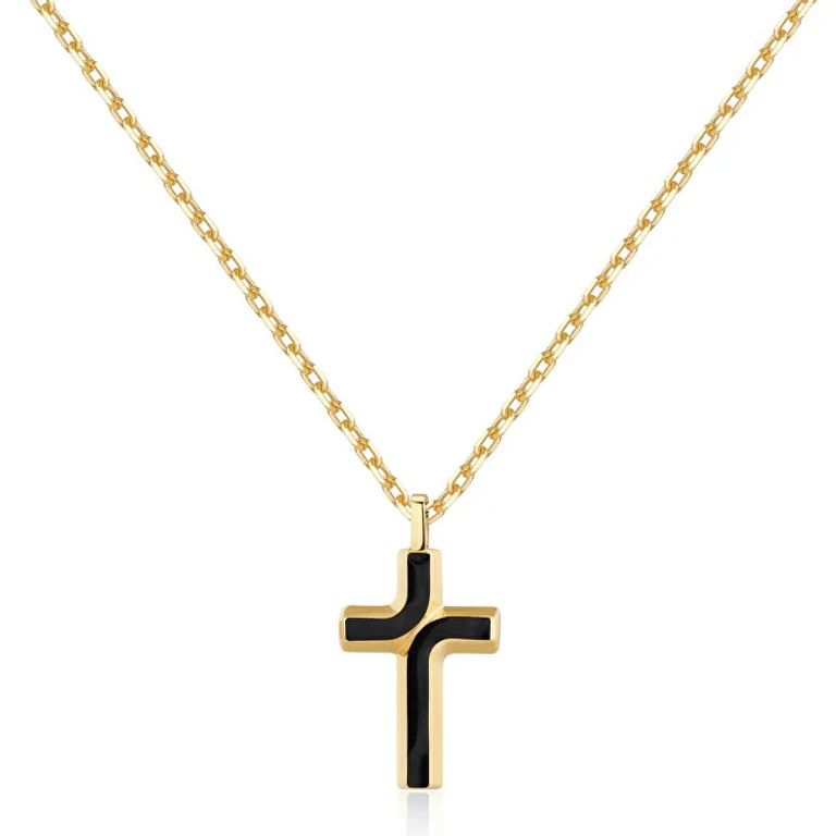 BBC08 Timeless Gold Plated Cross Necklace