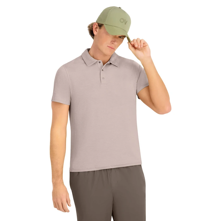 Gridtek Polo Taupe L:- Taupe - Online Only, L