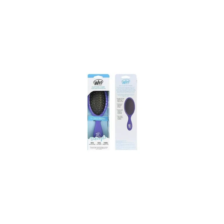 Custom Care Detangler for fine hair purple