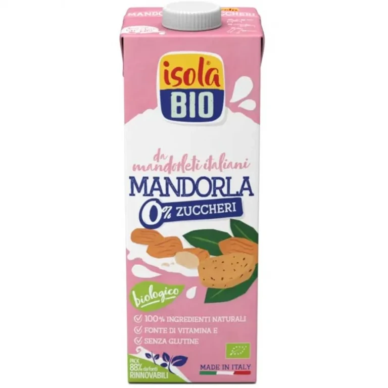 srl Almond Milk Drink 0% Sugar Isola Bio® 1 Liter