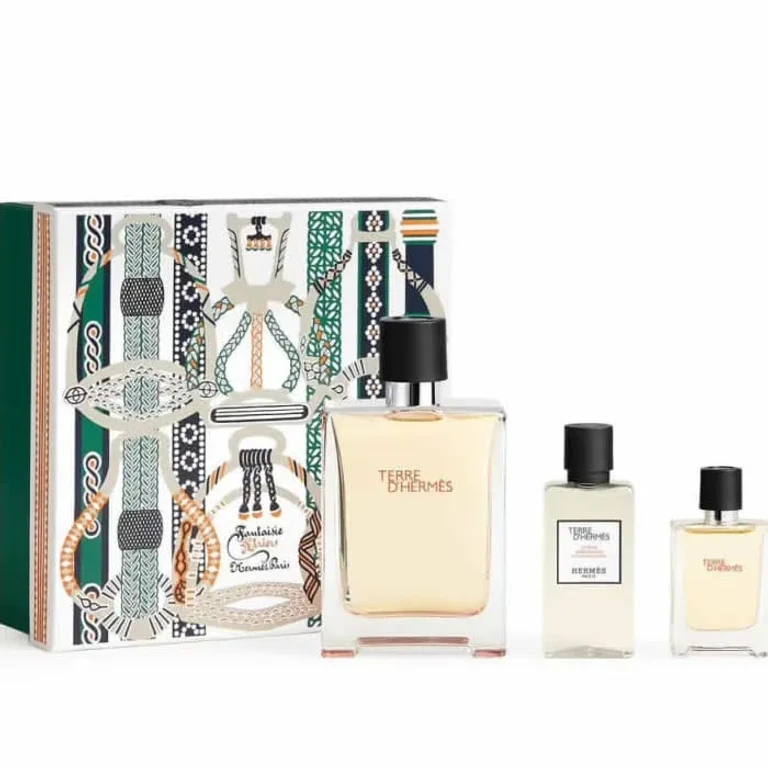 Terre d'Hermès Eau de Toilette Spray 100ml Set of 3 Pieces