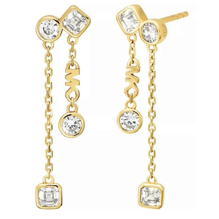 Luxury Earrings Gold Plated with Premium Zirconia Mkc1773710