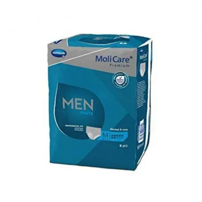 Premium Pants Men 5 Drops Male Diaper size L 7 units Molicare