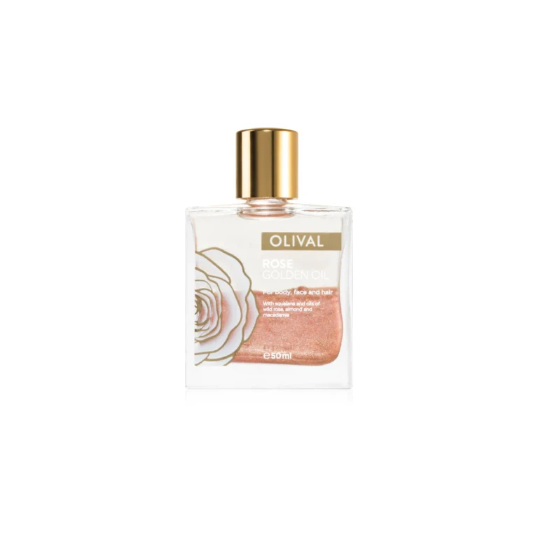 Golden Rose Glitter Oil for Face, Body and Hair 50ml