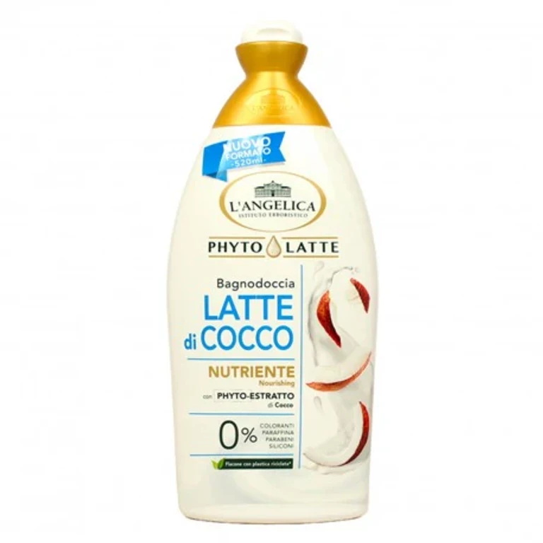 L Angelica Phytolatte Shower Gel Coconut Milk Nourishing 520 Ml