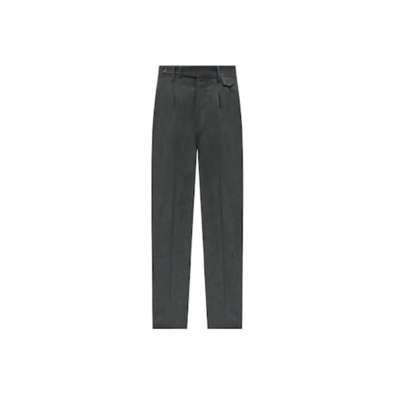 Dark Grey Wool Trousers