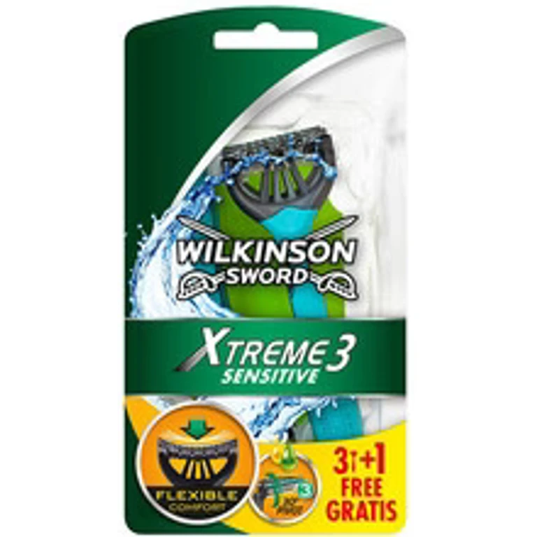 sword Xtreme3 Sensitive (4 pieces) - Disposable razor for men