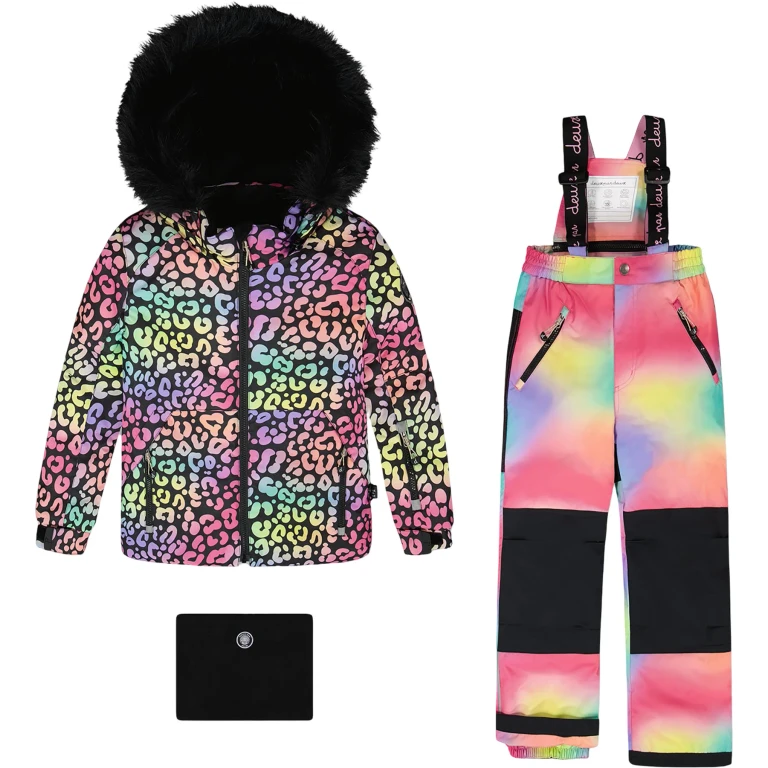 Multicolor Play Two-Piece Snowsuit - Big Girl