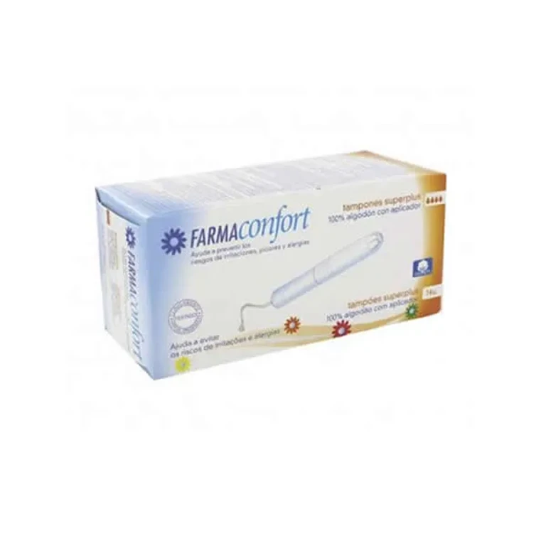 Internal absorbents FarmaConfort in cotton with applicator, Superplus size, 14 units
