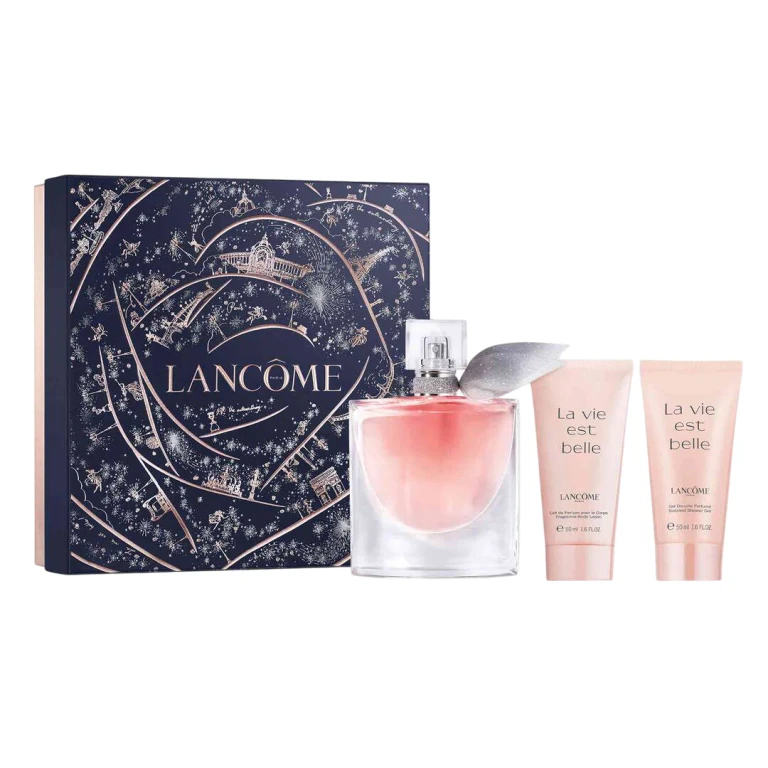 Set Lancôme: La Vie Est Belle Eau de Parfum for women 50 ml + La Vie Est Belle moisturizing body lotion 50 ml + La Vie Est Belle shower gel cleanser f