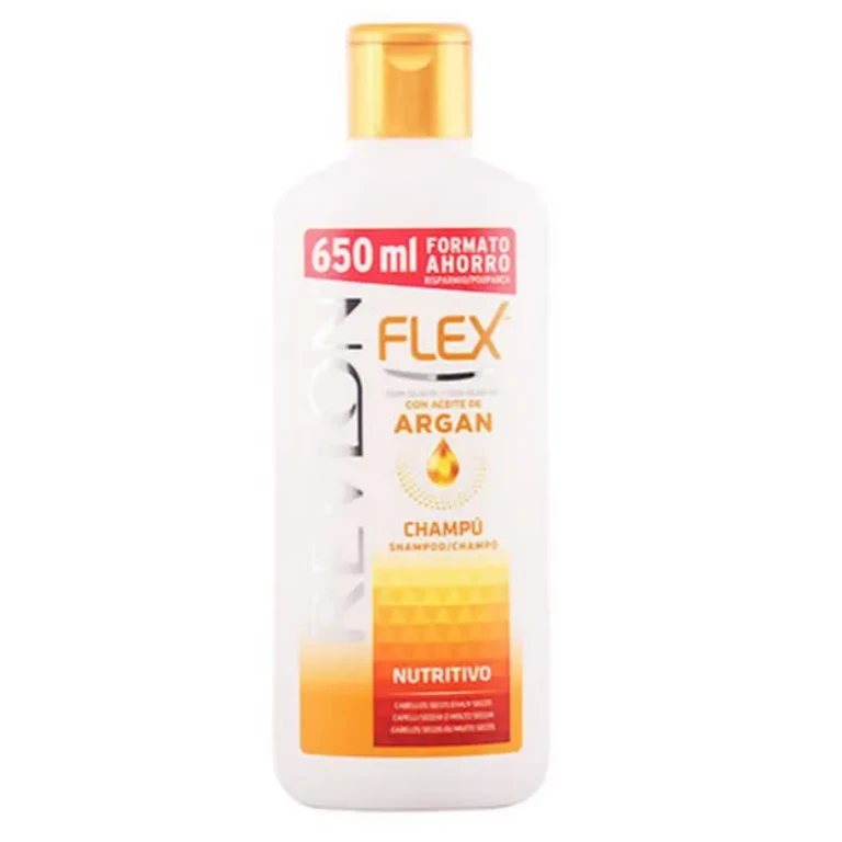 Flex Champú Nutritivo con Queratina y Aceite de Argán 650ml
