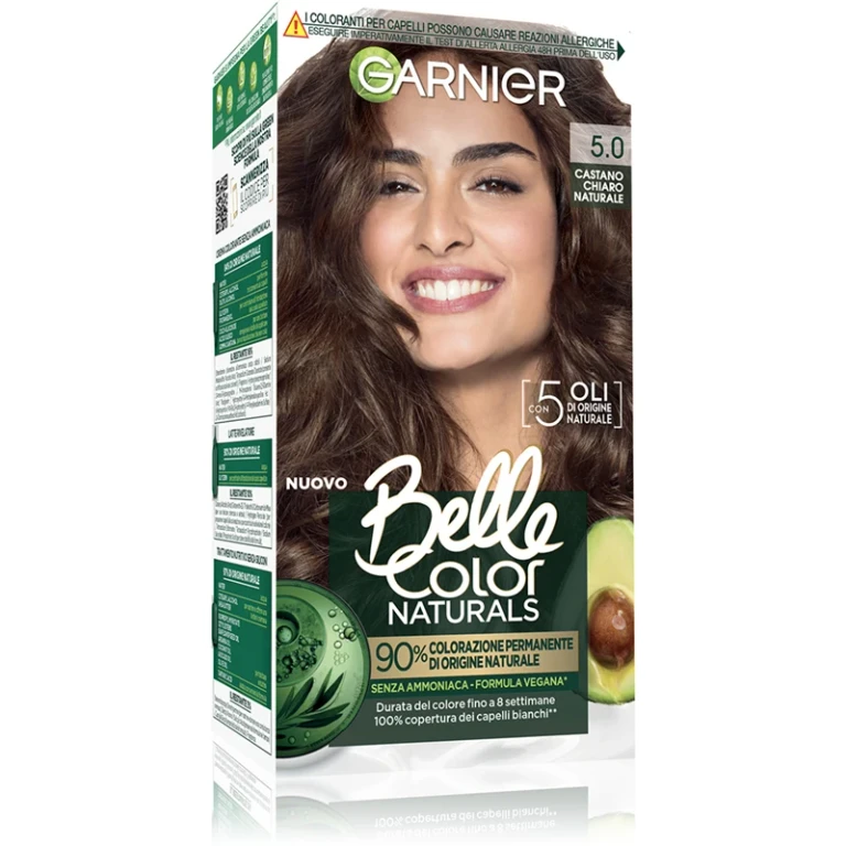 Permanent Coloring Cream Natural Light Brown 5.0