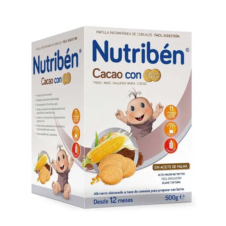 Nutribén Cocoa with Biscotti Maria 500g