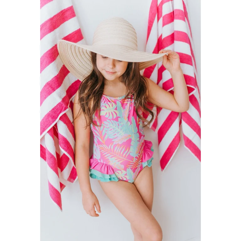 Pink Palm Paradise Everly One Piece
