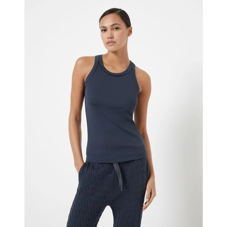 Wodark Blue Sleeveless Shirt