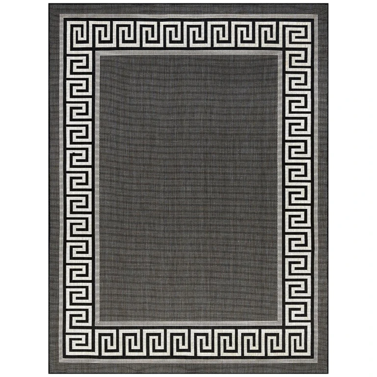 Giovanna Gray 8 x 10 Indoor-Outdoor Area Rug