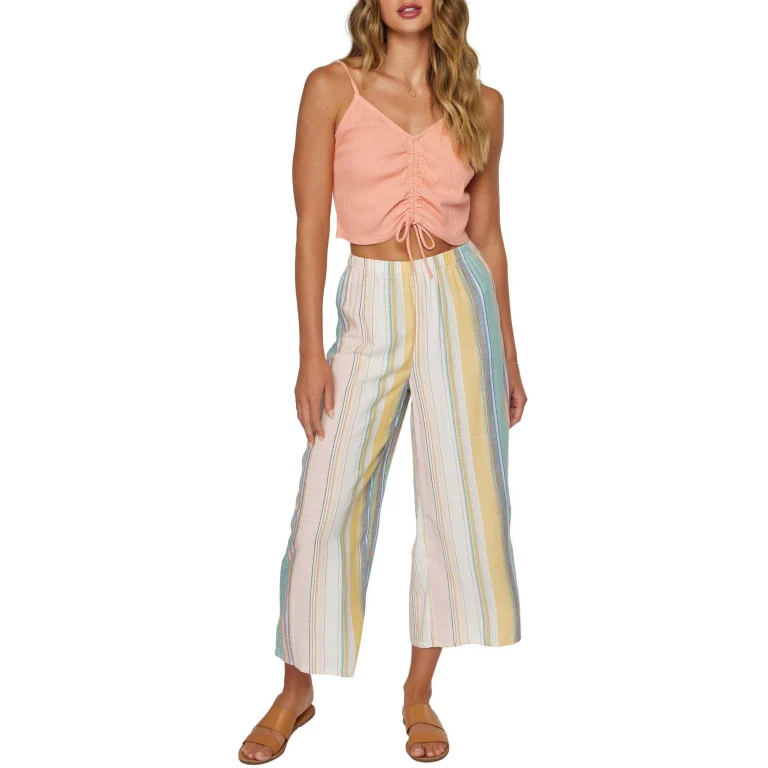 Miriam Stripe Denim Pants - Women's
