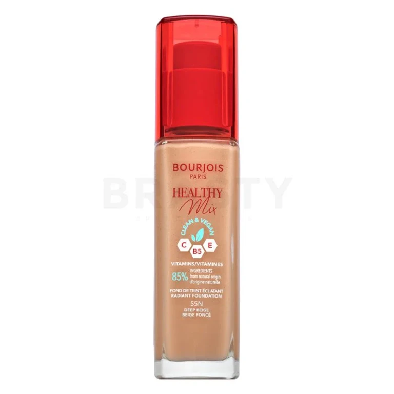Foundation Bourjois Healthy Mix Clean & Vegan Radiant 55N Intense Beige 30 ml